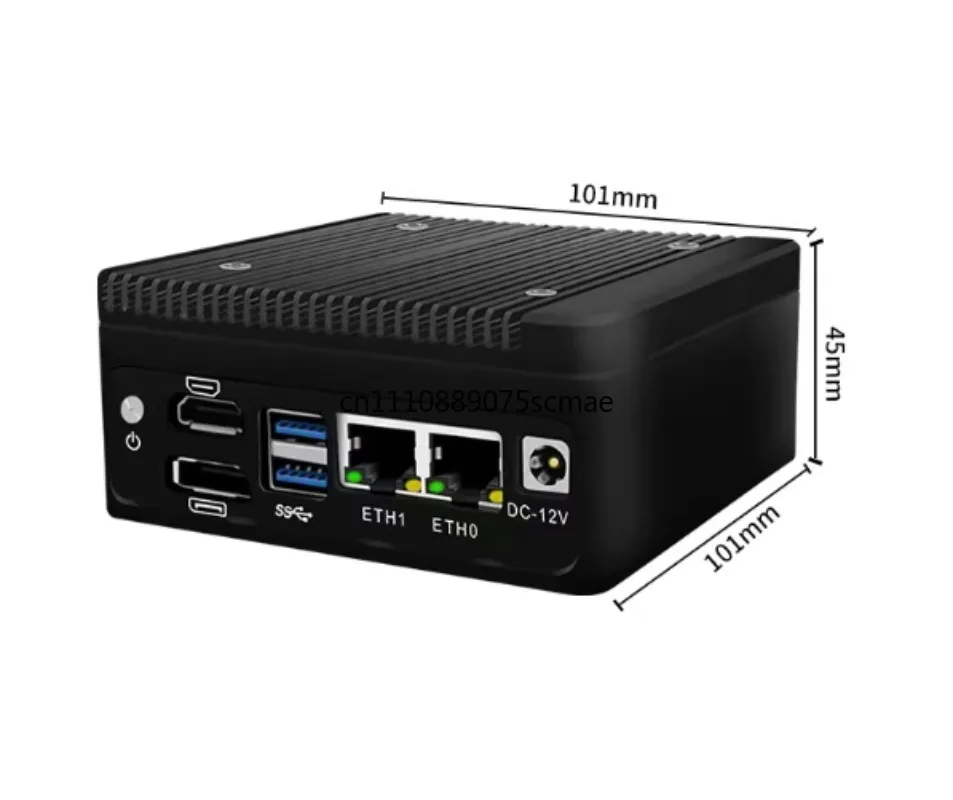 SZBOX H9 N100 Fanless Mini PC DDR5 SO-DIMM 2xi226 1G LAN HDMI2.1 DP1.4 PfSense Firewall Appliance BKHD-ALD-N100