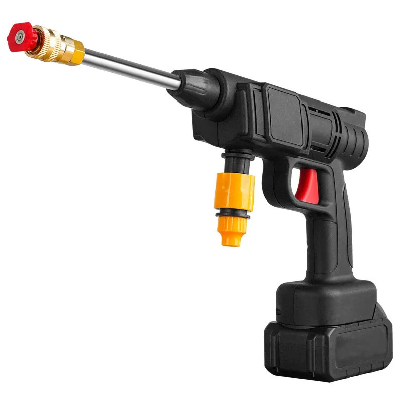 600W Electric Car Washer Gun Wireless High Pressure Cleaner Foam Multi-function Nozzle Protable Car Wash Garden Spray