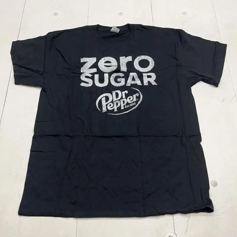 

Пользовательская черная футболка Zero Sugar Dr Pepper для мужчин Äbouw Размер XL НОВИНКА