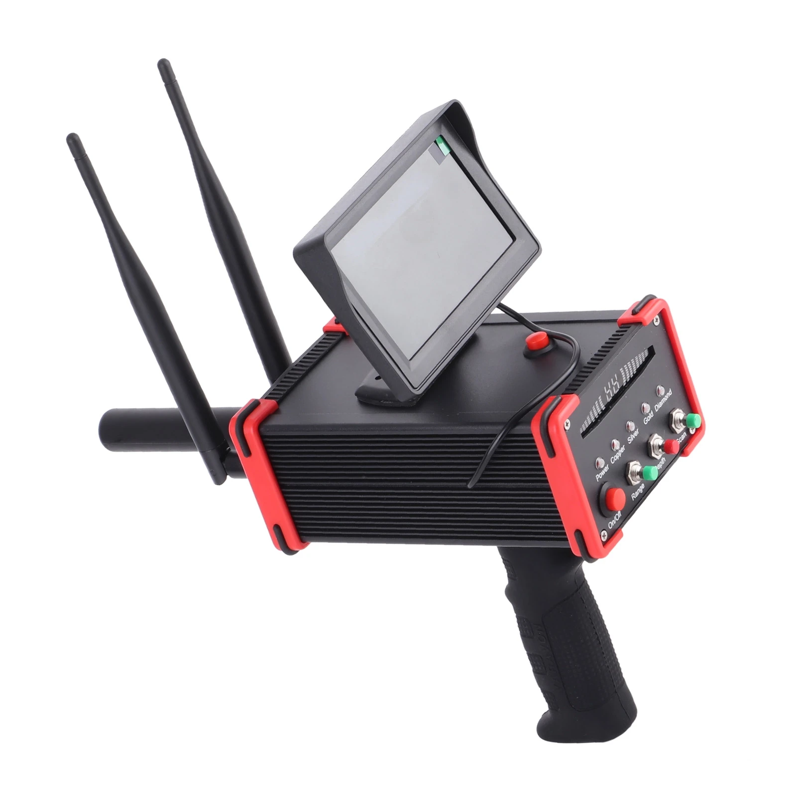 Metal Detector Underground Metal Scanner High Definition Screen Treasure Finder for Gold Silver Copper