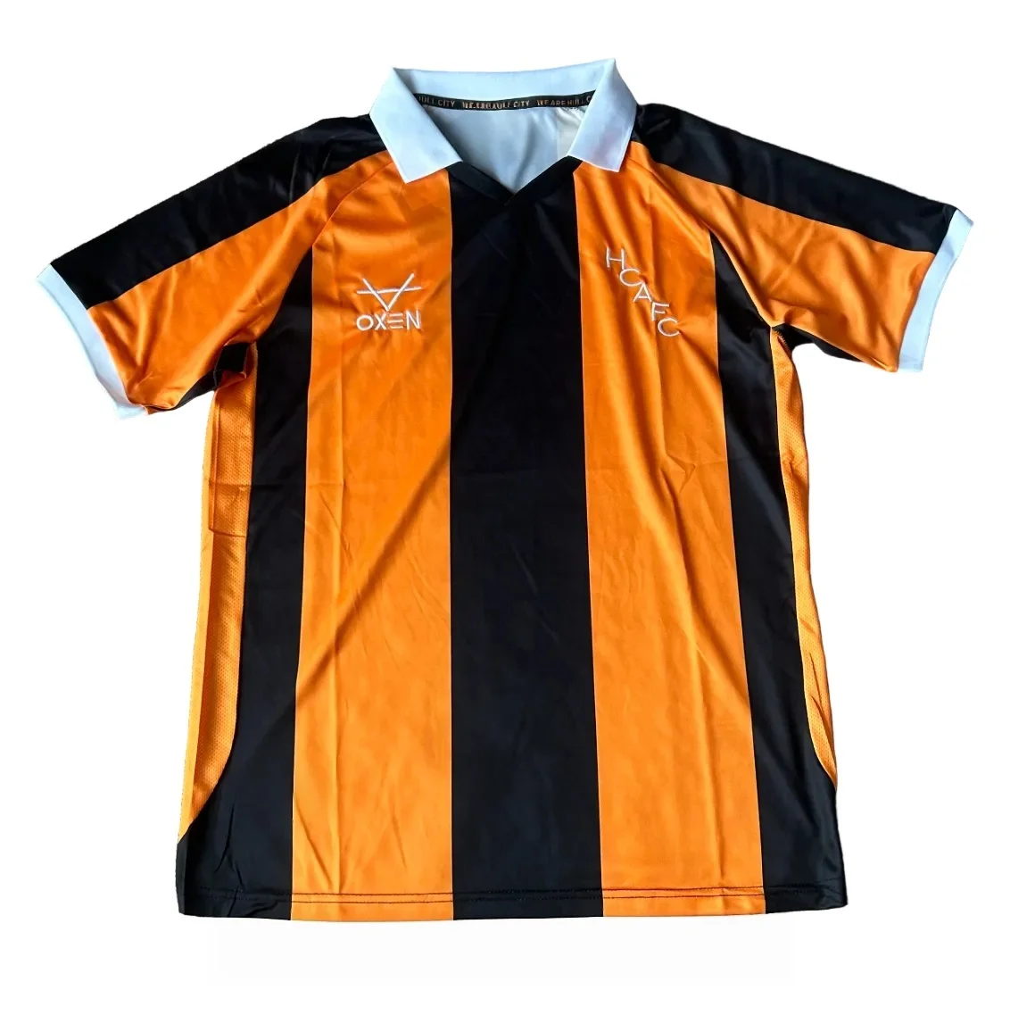 2026-27 New Hull City Men's Stand Up Collar Jersey 3D Printed Y2K Comfortable Casual T-shirt for Daily Wear and Training Tops