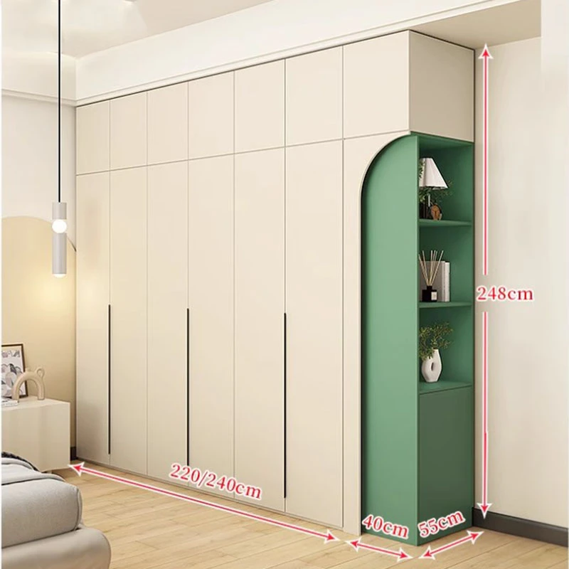 

Modern New Storage Wardrobe Modern Luxurious Portable Organizer Wardrobe Bedroom Nordic Armario Ropero Dormitorio Room Furniture