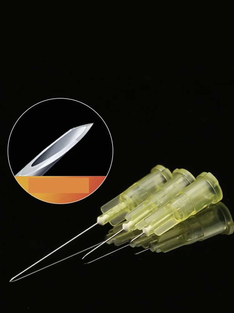 

20pcs Painless small needle painless beauty ultrafine 30G * 4mm , 30G * 13mm , 30G * 25mm syringes Korean Needles Eyelid Tools