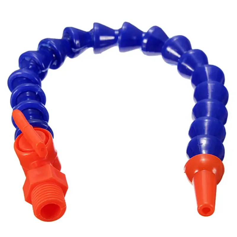 

High temperature resistant 300mm Nozzle Flexible Plastic Water Oil Coolant Pipe Hose with On Off Valve for Water Cooling Systems