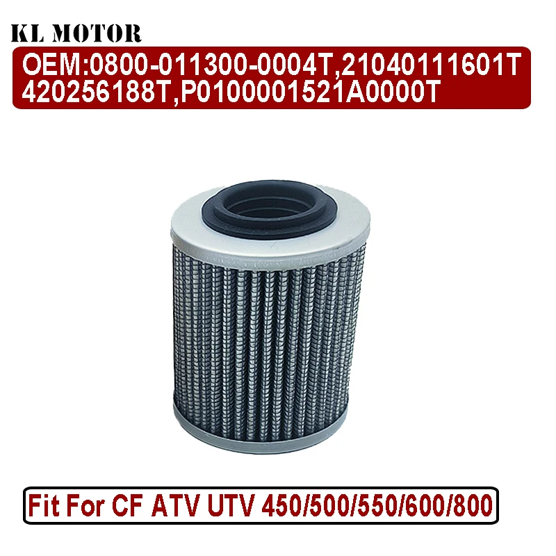 1pc Motorcycle Oil Filter For CF500 400 500Cc Zforce 800Cc CF800 X8 ATV UTV Parts 0800-011300-0004 21040111601 420256188