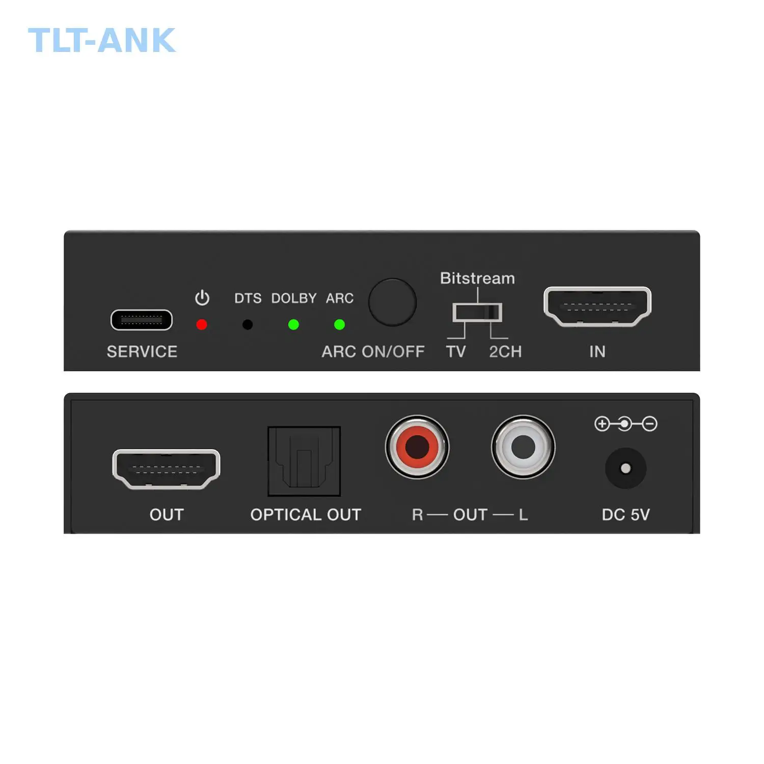 HDMI 18Gbps Audio Extractor  with Audio Downmix HDCP 2.2 Support 4K2K@50/60Hz (YUV444) CEC