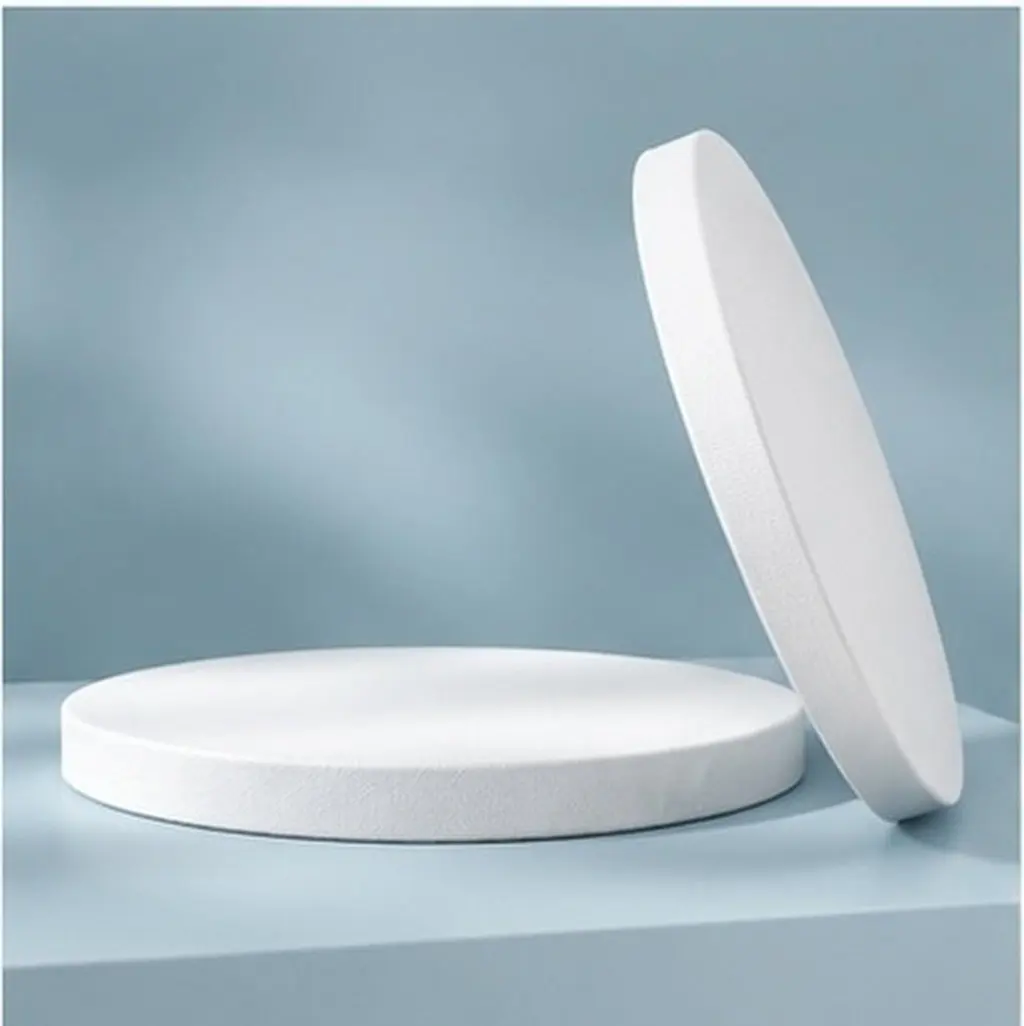 2Pcs Round Cotton Canvas Panel Painting Board Blank for Oil Acrylic Watercolor Painting Art Round Canvas Panels