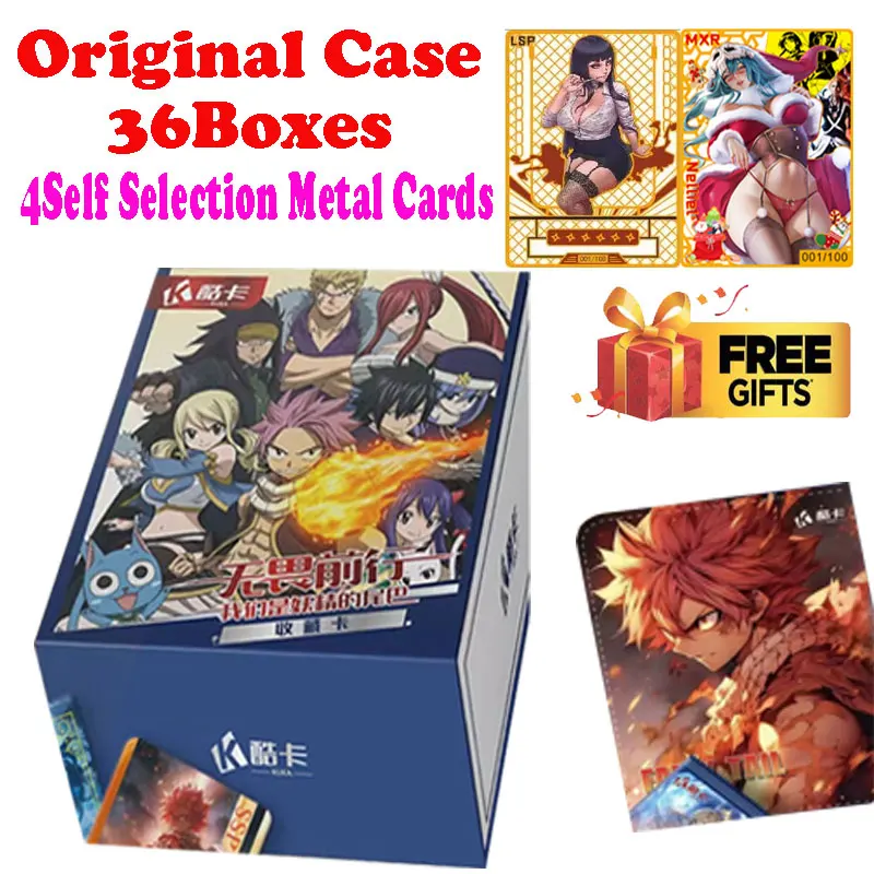 2024 Newest Case Wholesale Price Fairy Tail Collection Card Japanese Anime Trading Card CCG TCG Hobbies Gift