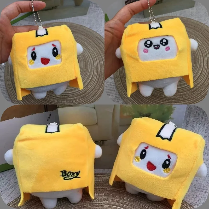 

Lanky-коробка, съемный мультяшный робот, мягкая игрушка, плюшевая сумка, брелок для ключей, детский подарок, превращенный в кавайный прекрасный подарок для девочки