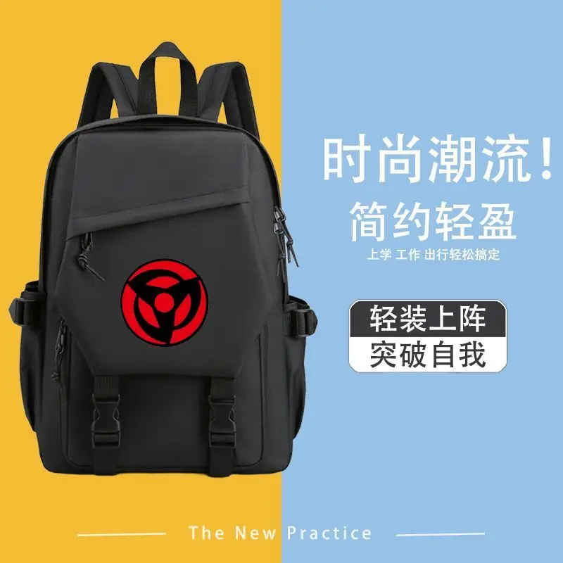

Naruto Anime Backpack for High School Students Casual Unisex Simple Design Trendy Cosplay Accessory