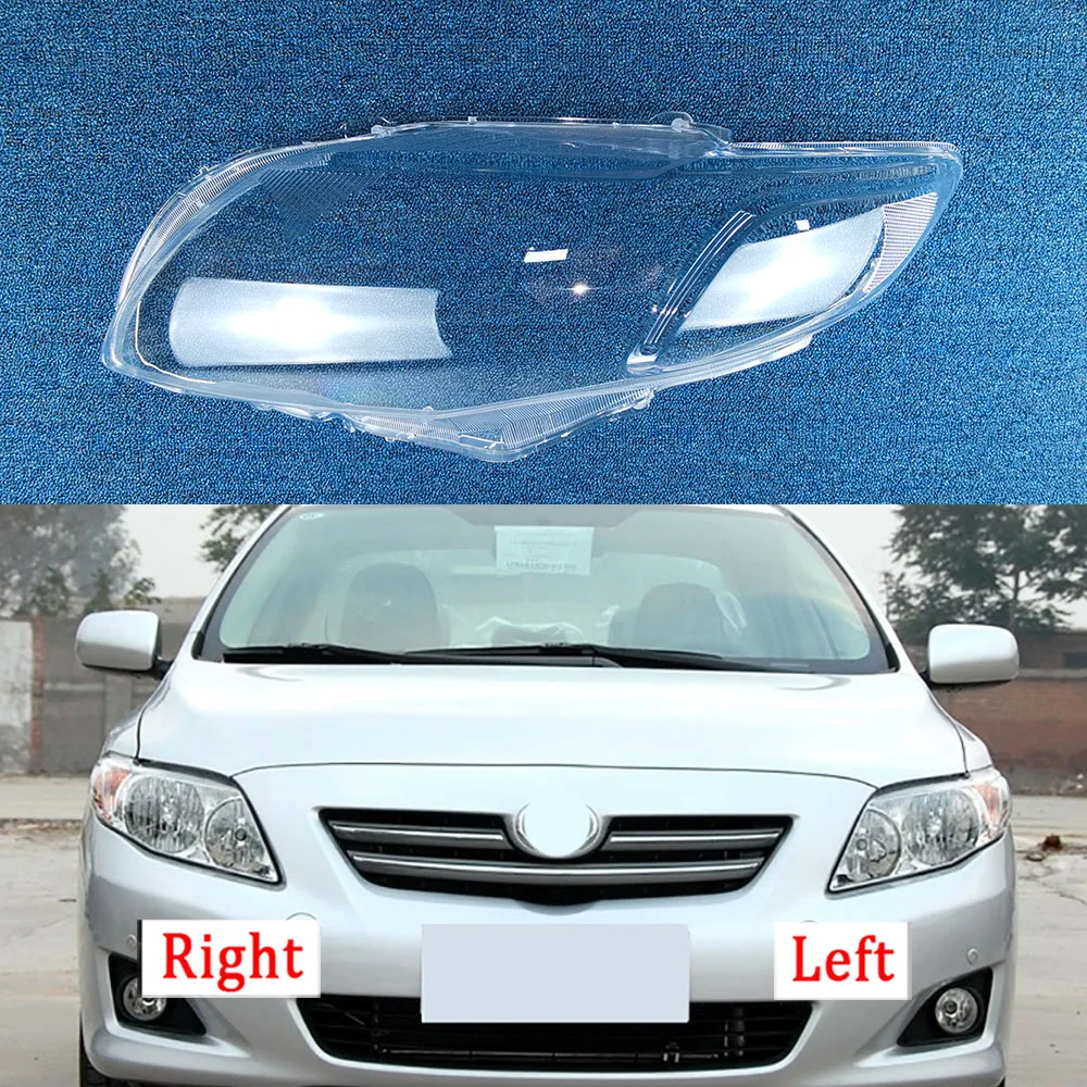 

Front Headlight Cover For Toyota Corolla 2007-2009 Auto Headlamp Lampshade Lampcover Head Lamp Light Covers Glass Lens Shell