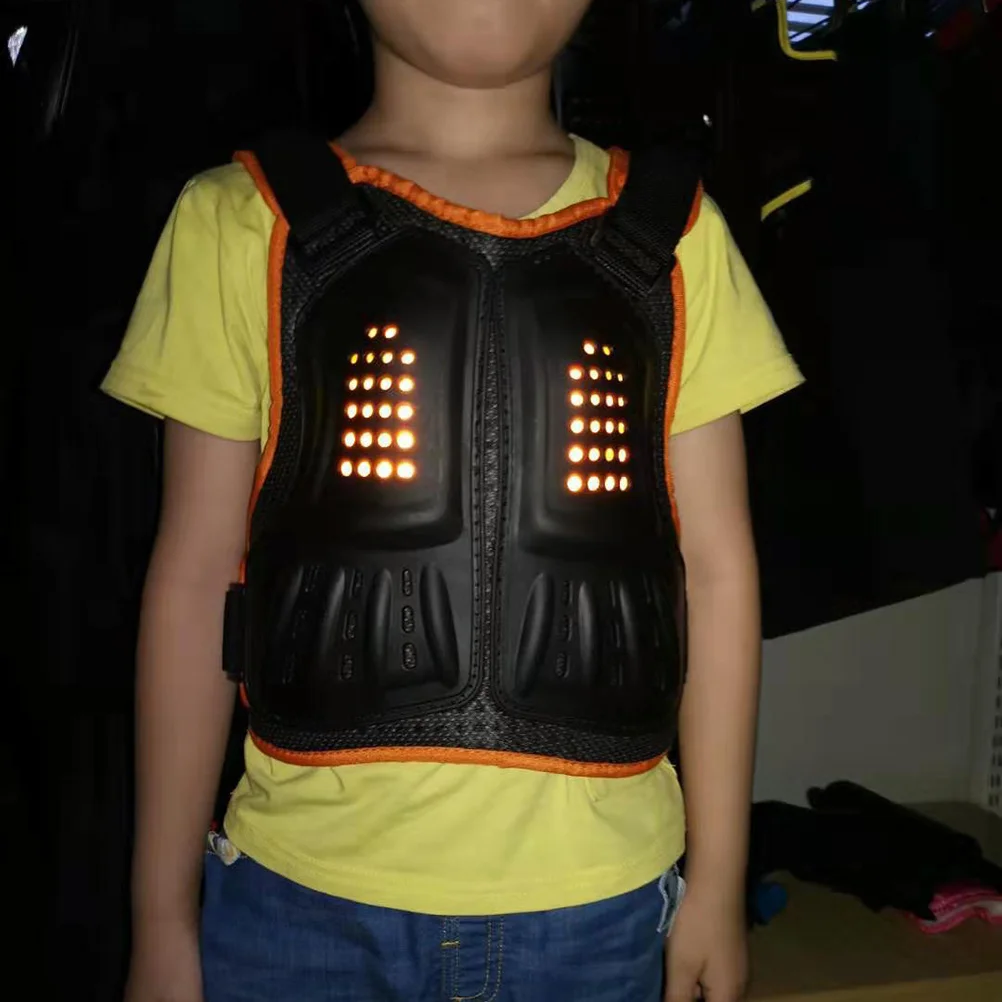 Kids Protective Vest Wear-Resistant Ergonomic Design Back Spine Shoulder Protection For Cycling Armour Jacket