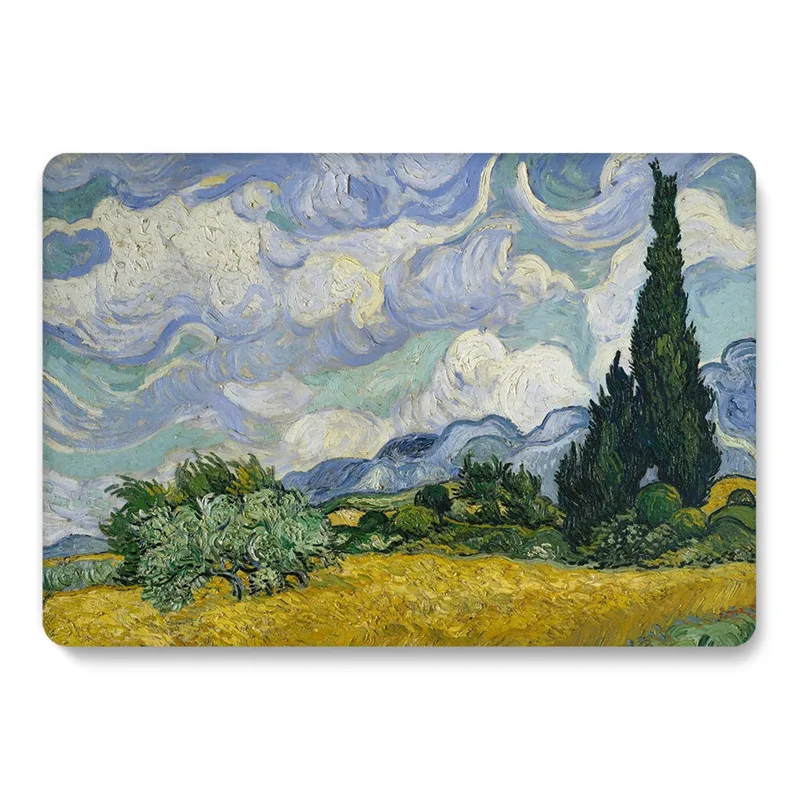 Oil Painting for Macbook Air 13 Case M1 2020 A2337 Laptop A2681 2022 M2 Cover Pro 12 14 Inch 2021 Starry Night A1466 A2179 Funda