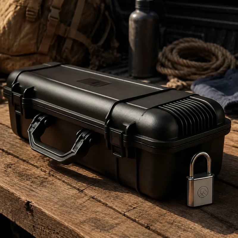 Durable Hard Case with Foam Cushioning for Tools and Cameras, Shock-Resistant Protective Storage, Available in 6 Dimensions