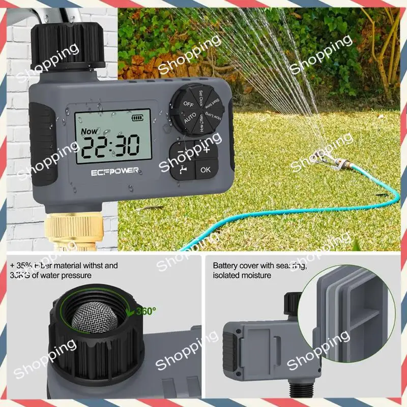 M20K Elektronische Tuin Water Timer Met LCD Scherm Enkele Uitgang Slang Irrigatie Controller Efficiënte Water Management Tool NH3/