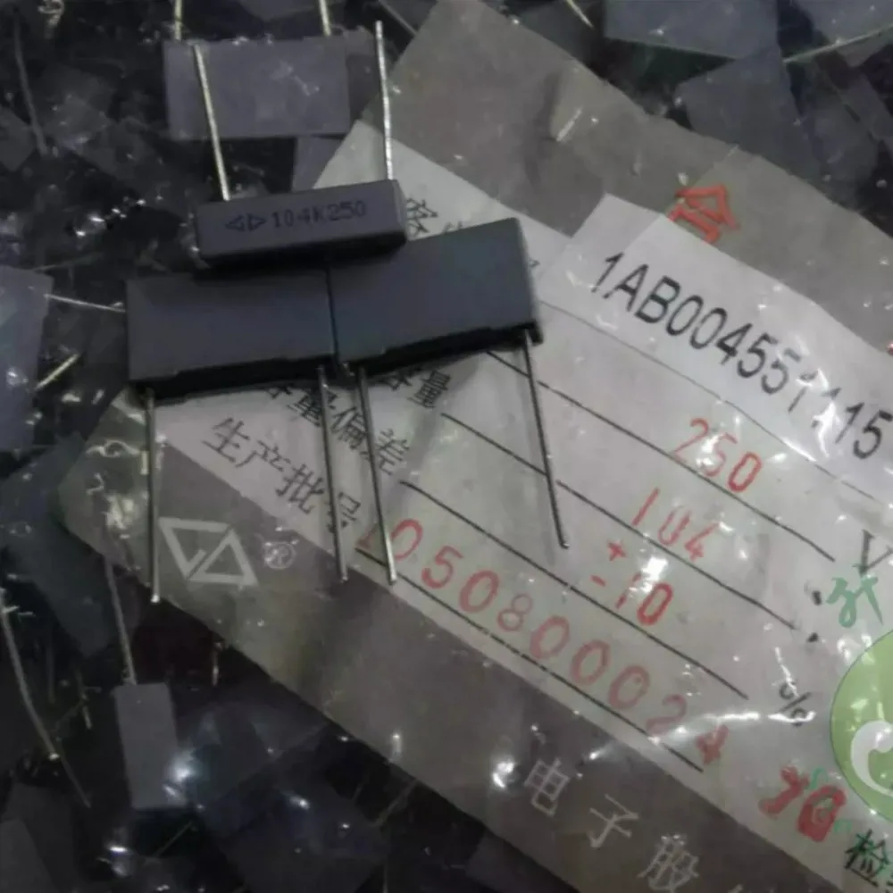 20pcs/lot Fara CL23 0.1uf 250V 100nF u1 104 Brand New 15mm Film Capacitor