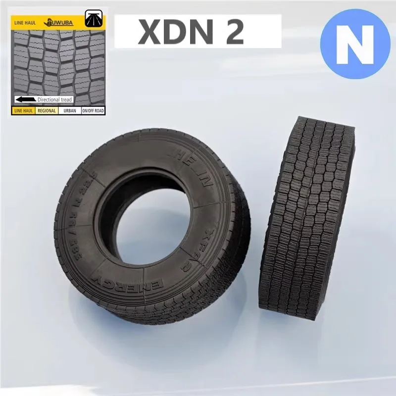 

High Quality Rubber Simulation Tire for 1/14 TAMIYA RC Truck Scania 770S Benz ACTROS 3363 VOLVO FH16 MAN Car DIY Parts