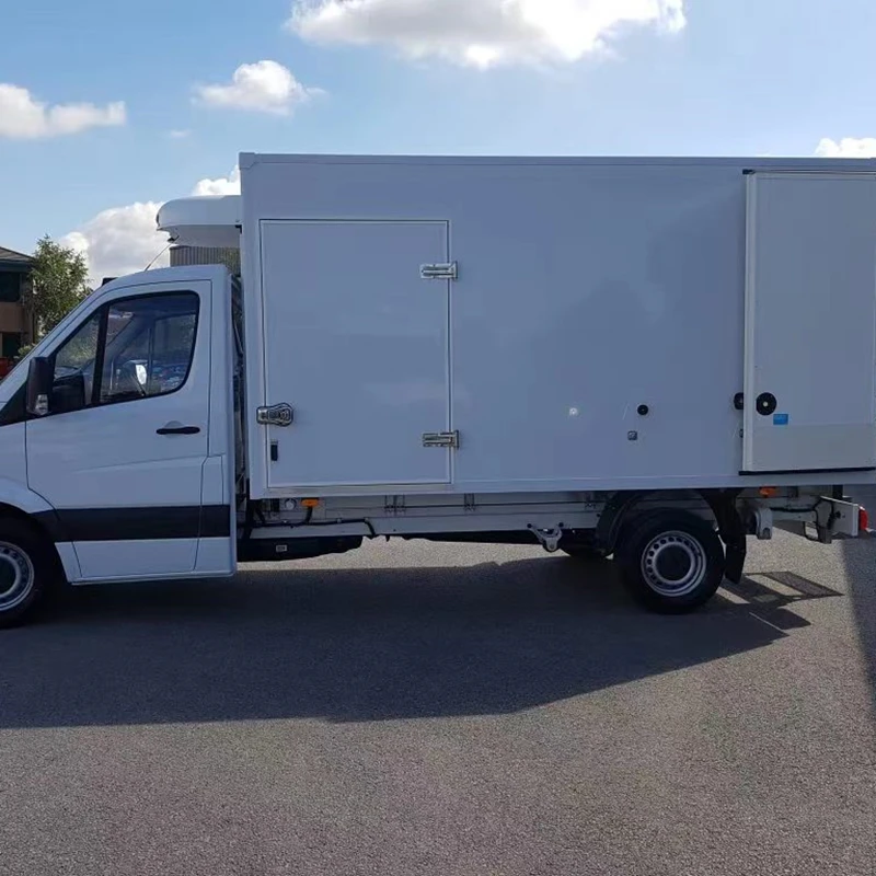 Unidades refrigeradas refrigeradas do caminhão da caixa do congelador de carga fria do refrigerador das vans divididos para o caminhão do reboque do transporte