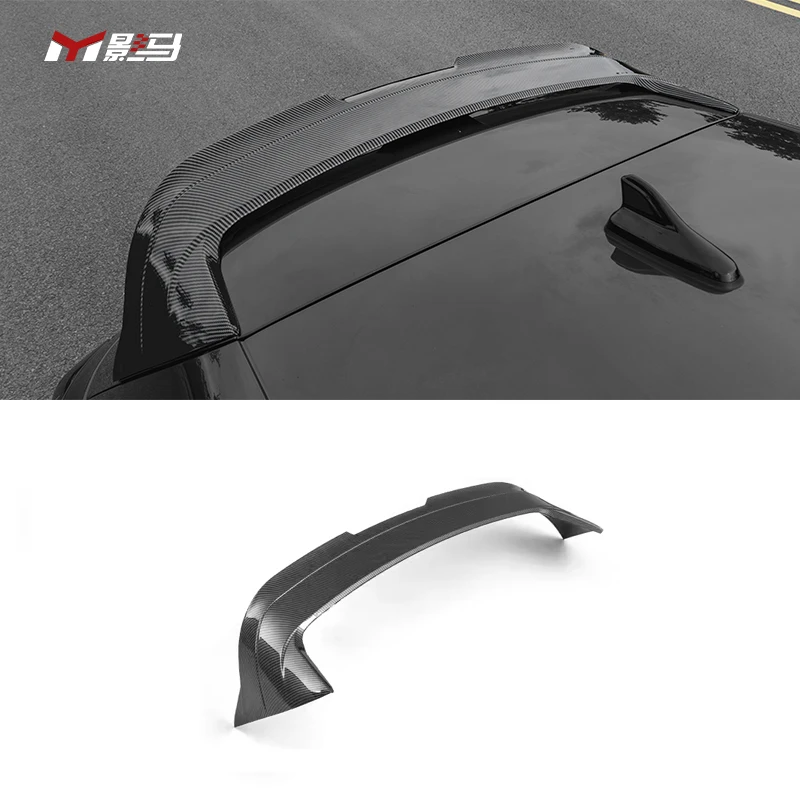 High Quality Real Carbon Fiber Roof Spoiler Rear Wing CS Style Car Exterior Parts For VW Golf 8 MK8 pro R-Line Accessory