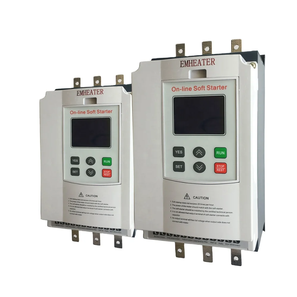 

200KW 480V 440V 3 phase online working soft starter speed controller for AC motor fan pump built-in bypass contactor