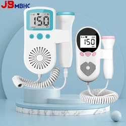 Ultrasound Baby Heart Rate Detector Pregnant Ultrasonic Baby Heartbeat Monitor Fetal Doppler Monitor Stethoscope for Pregnancy