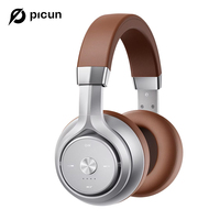 Picun P28X Wireless Headphones Bluetooth 5.3 Noise Reduction Headset Dual Drive Units Bass Over-Ear Headphones Classic Headset