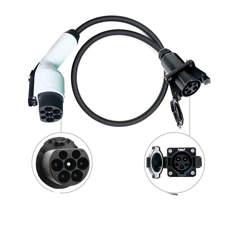 Ev Charging Cable Charger Adapter Type2 Type1 Extension Cord Iec 62196 Sae J1772 Ev Plug With Socket