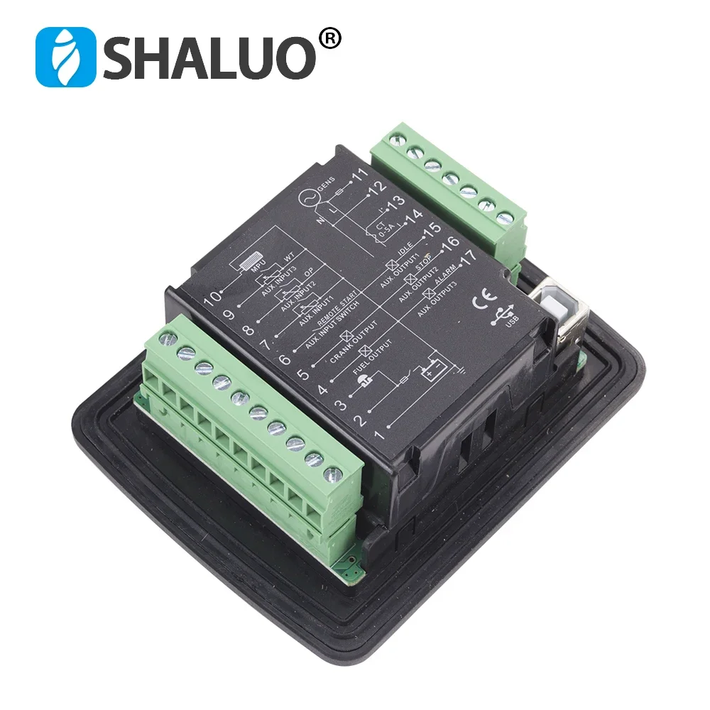 Mebay DC30D Generator Control Module Small Diesel Genset Controller Panel With USB Programmable Interface Generator Parts