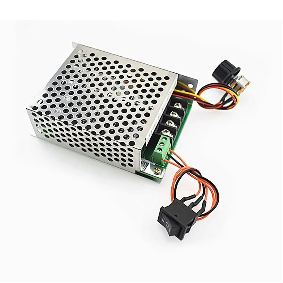 A59E PWM DC Motor Speed Regulator Controller 12V24V36V48V Motor Forward and Reverse Switch Forward and Reverse Switcher 40A