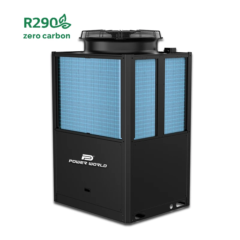 Unit pompa panas 10 atas Cina inverter udara ke air dc R290 monoblock komersial pompa panas