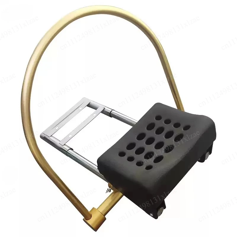 Scalp Massage Shower Head with Neck Pillow, Curved Water Circulation Therapy Accessory for Hair Salon & Spa Washing
