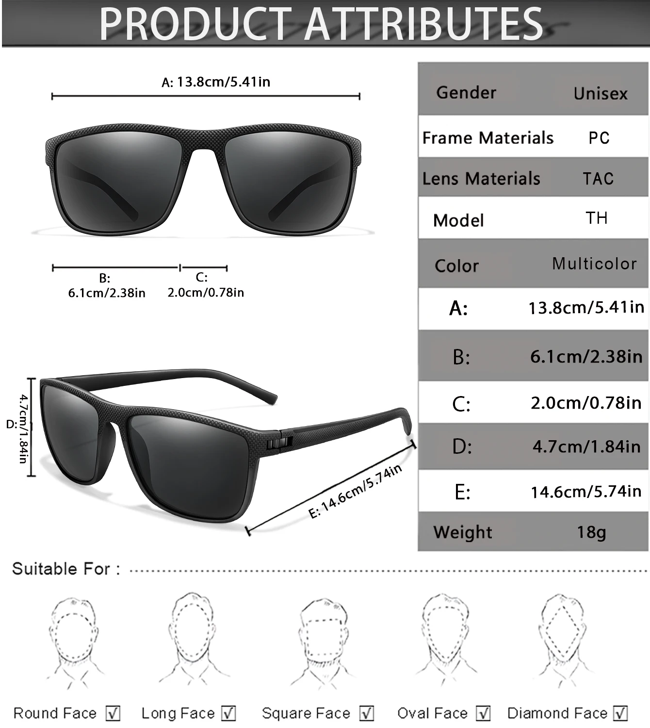 LOISRUBY Marke Klassische Radfahren Polarisierte Sonnenbrille Männer Frauen Mtb Fahrrad Platz Brillen Camping Wandern Schutzbrillen UV400 – Detail 2