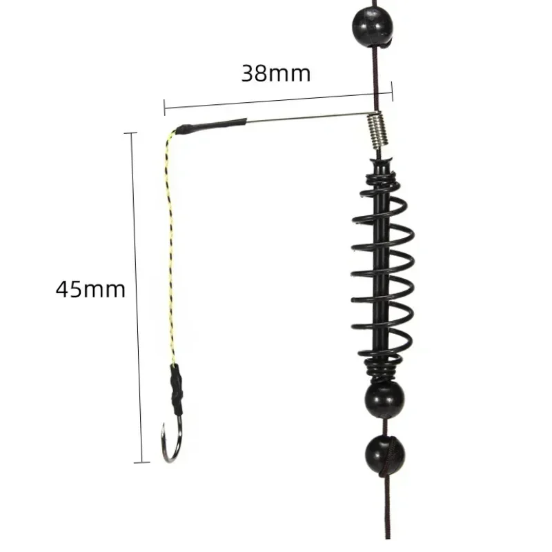 Fish hook bait dispenser, artificial bait cage set, bait holder, catfish clamp, carp fishing tool 15g-40g