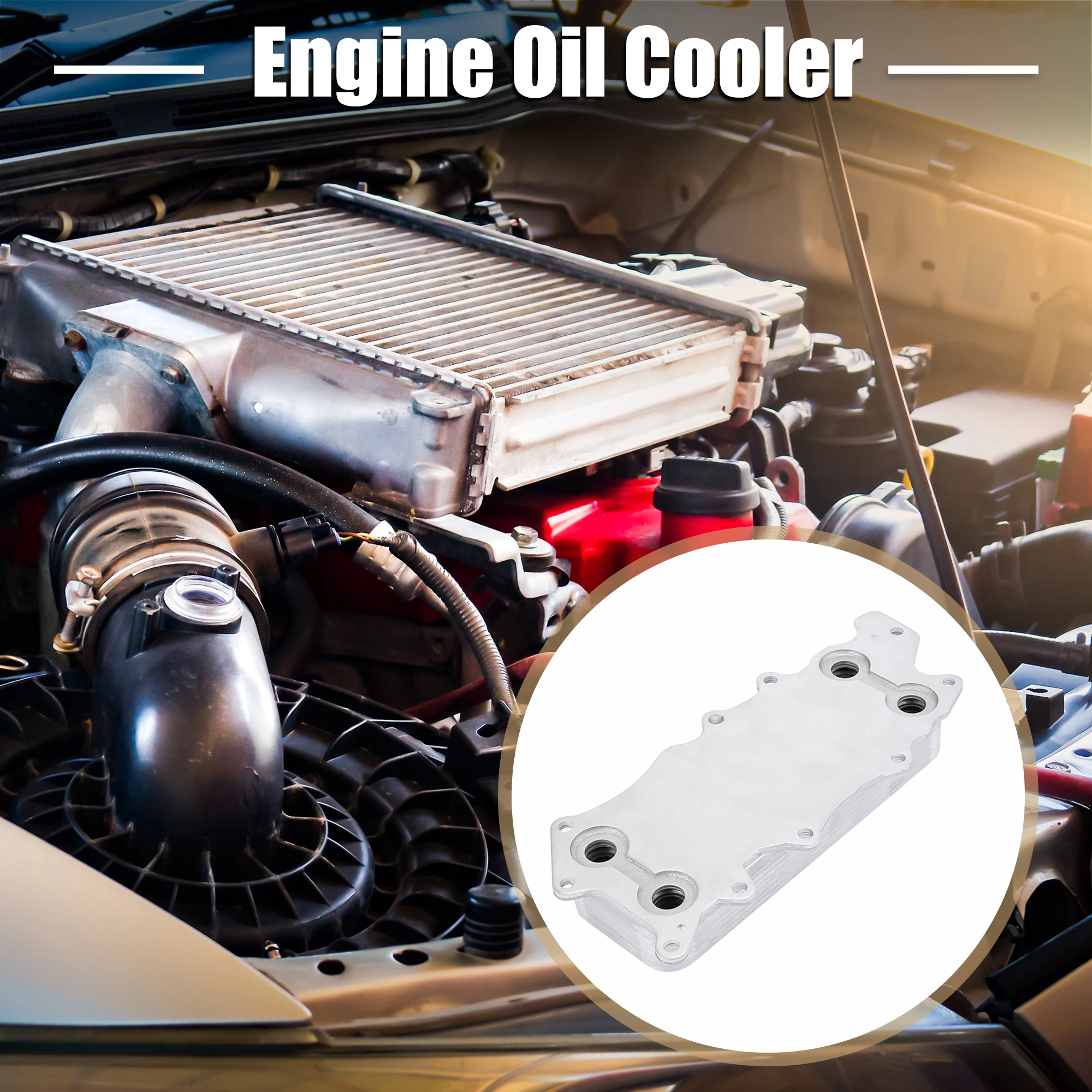 UXCELL 6421800165 Automatic Engine Oil Cooler for Mercedes-Benz Sprinter 3500 2010-2017
