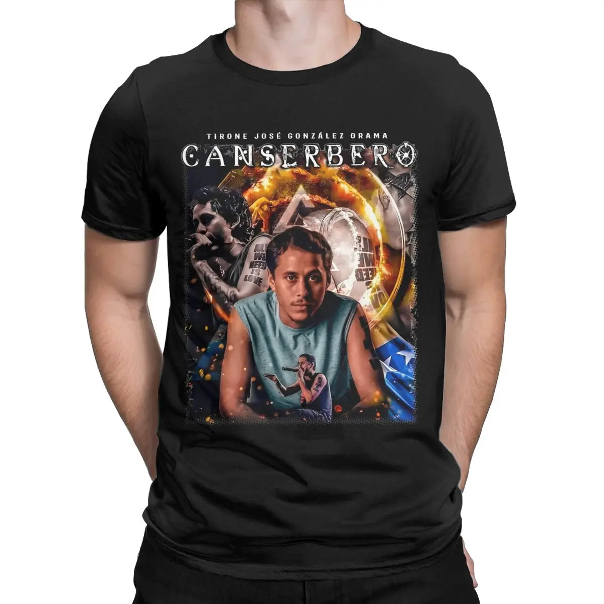 Summer Canserbero Rapper Hip Hop Men Women T Shirts Outfits Crazy Tee Shirt T-Shirts 100% Cotton Gift Idea Clothing