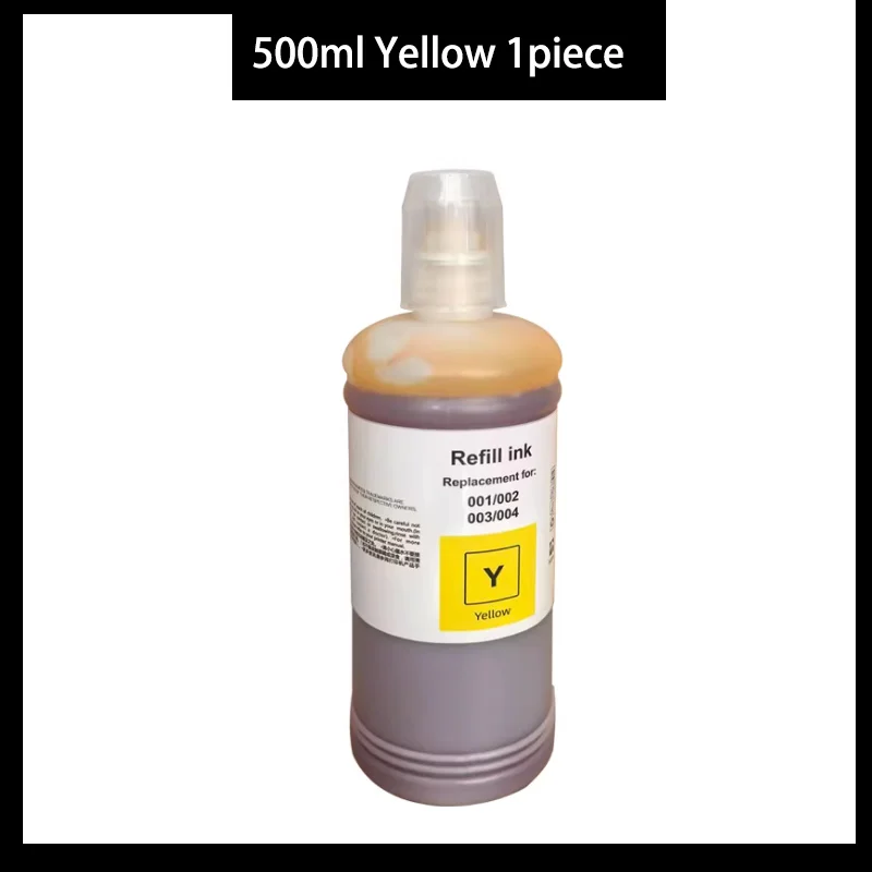 500ml 001 002 003 004 Refill Ink Compatible For Epson L3218 L3118 L3110 L3255 L3258 L4168 L6178 L4160 L3219 L5190 Printer