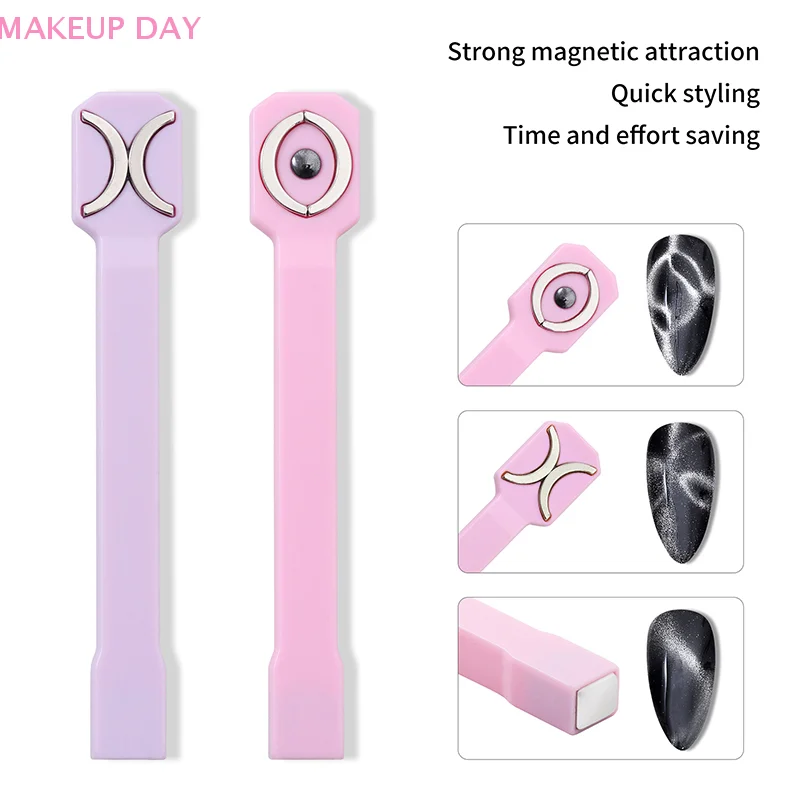 3 In 1 Multifunctionele Sterke Cat Eye Magneet Uv/Led Gel Nagel Magnetische Stick Voor Manicure Art Design Speciaal Gereedschap