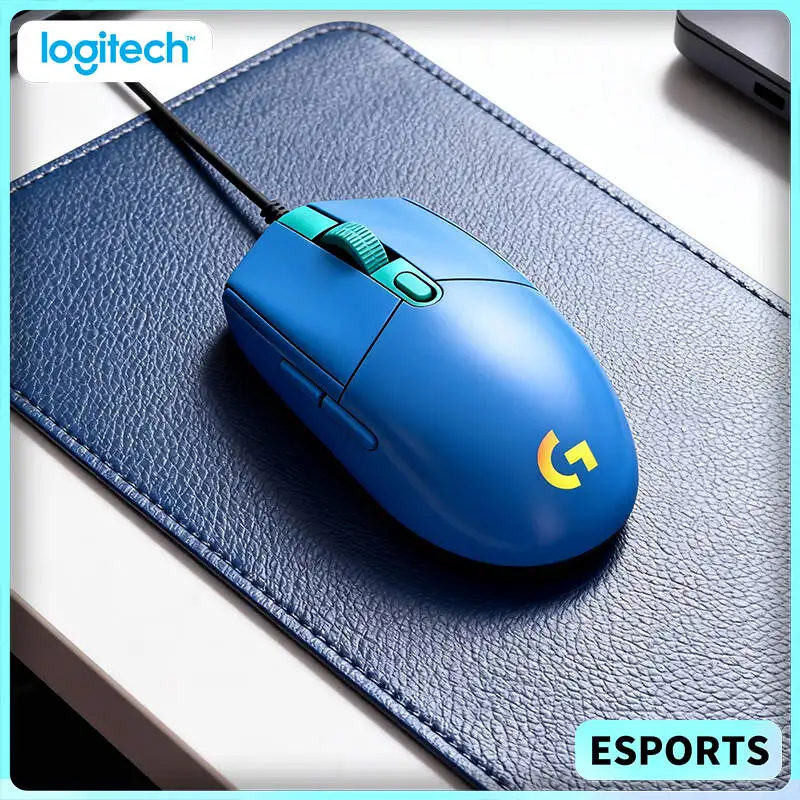 

Logitech G102 Prodigy Mouse, 1ms Report Rate, RGB Backlit, Mechanical Buttons, Ergonomic Design for Long Gaming Hours