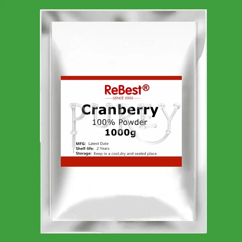 Maßgeschneiderte 100 % Cranberry-Extrakt-Pulver-Aluminiumfolienbeutelverpackung Vaccinium Macrocarpon P.E. für globale Verteiler