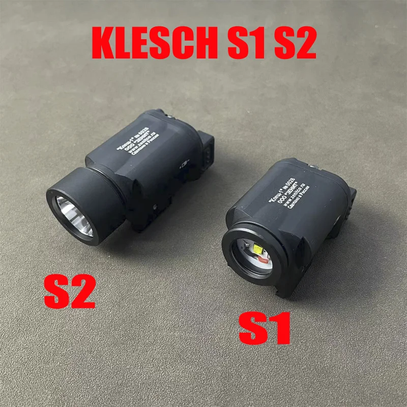 

Tactical KLESCH 1S 2S Weapon Light LED Strobe KLESCH-2S KLESCH-1S Hunting Flashlight Fit 20mm Rail SOTAC