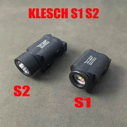 Tactical KLESCH 1S 2S Weapon Light LED Strobe KLESCH-2S KLESCH-1S Hunting Flashlight Fit 20mm Rail SOTAC
