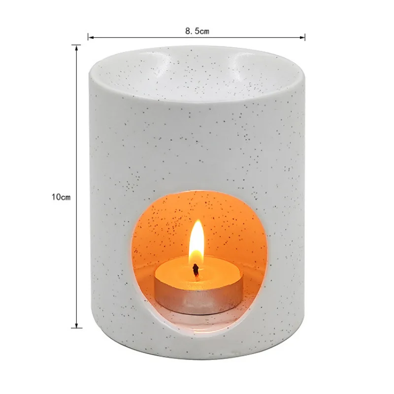 Dry-run Protection Ceramic Essential Oil Incense Burners Restore  Bedroom Reed Diffuser Fragrant Stove for Home Decor