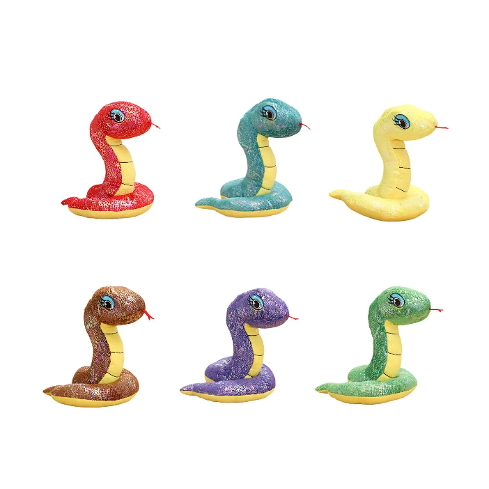 Snake Stuffed Animal Toy Snake Doll Decorative Home Decoration for Halloween