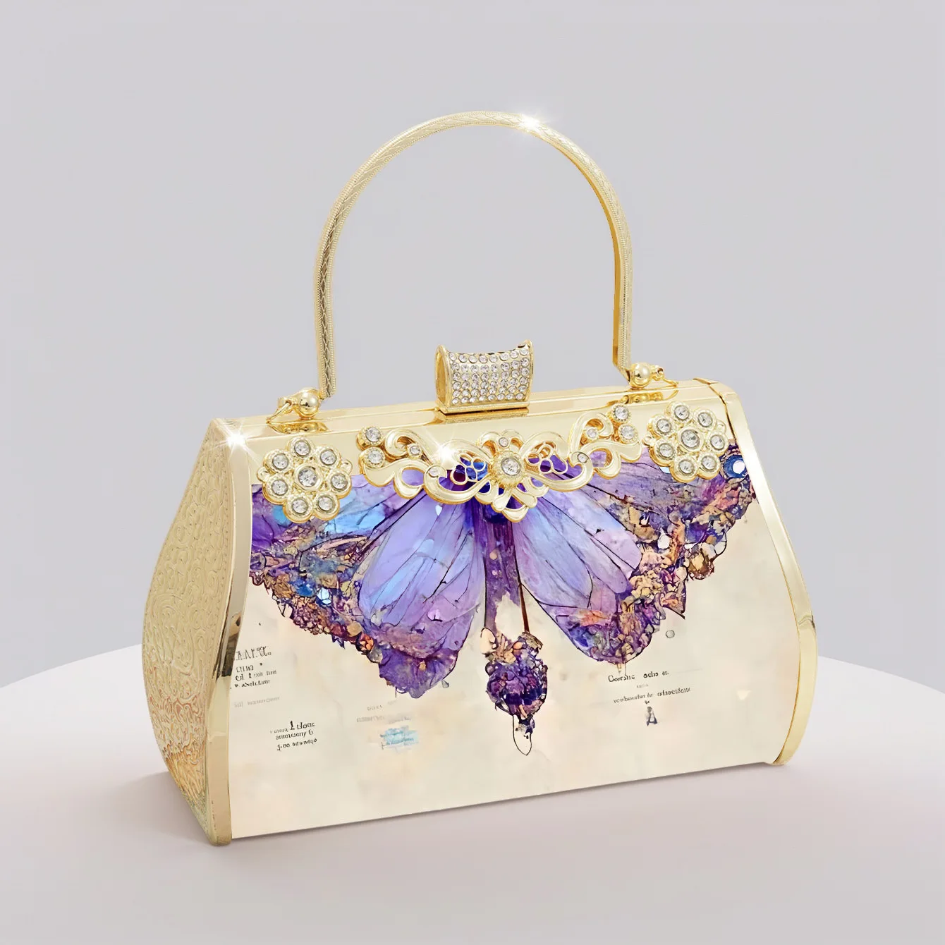 

Handmade Evening Bag Par Dr Model Handbag Formal Dinner Casual Simple Sle Vertical Bag Lo Bule Closure ex