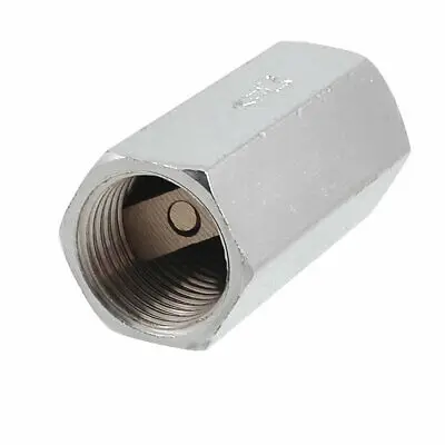 Silver Tone Solid Brass 1/2