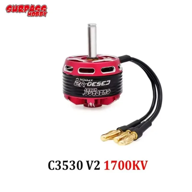 Surpass Hobby C3530 1100KV/1700KV V2 14-pole Hi-Torque Outrunner Brushless Motor for Fixed-wing Aircraft Airplane view 4