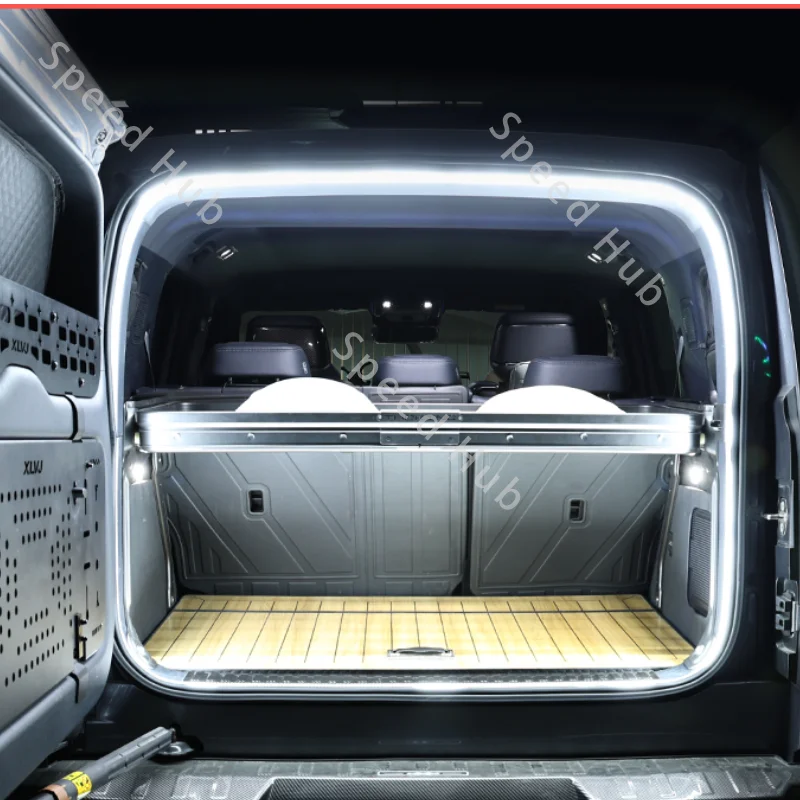 For Byd Equation Leopard 8 Denza B8 2025-2026 Trunk Light Strip Tailgate Flowing Atmosphere Light Camping Outdoor Lighting