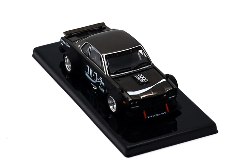 

Модель автомобиля Tiny x Pop Race 1:64 Skyline Drift HAKOSUKA Zero JP Chrome Black, литая под давлением
