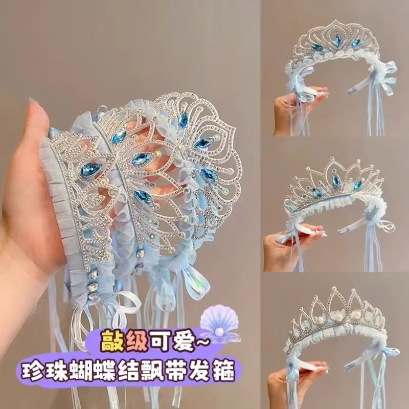 

Children's Day headband crown little girl hair clip headband birthday hair accessory