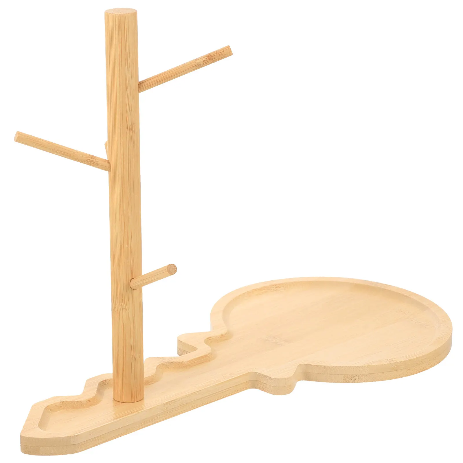 

Набор из 1 шт. Деревянная подставка для ключей и украшений для прихожей, тумбочки, комода, декора коридора, органайзер для мелочей, держатель для колец